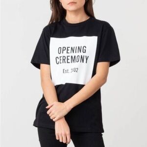 Opening Ceremony Black T-Shirt